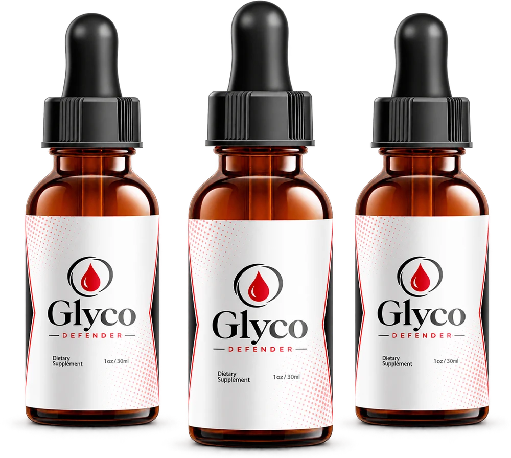 Glyco Defender liquid blood sugar support — 3 bottle bundle